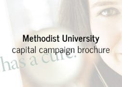 Capital campaign brochure for MU Nursing program.