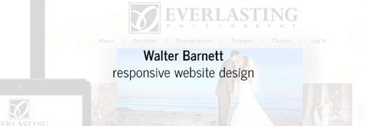 Responsive website design by Walter Barnett.