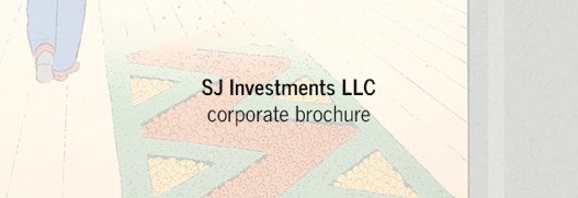 Corporate brochure design for SJ Investments LLC.